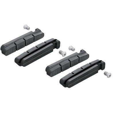 4x SHIMANO Original Bremsbeläge Rennrad für Dura-Ace, Ultegra 105, BR-7900, BR-7800, BR-7700, BR-6700, BR-6600, BR-6500, BR-5700, BR-5600, BR-R650, BR-R600, BR-R560