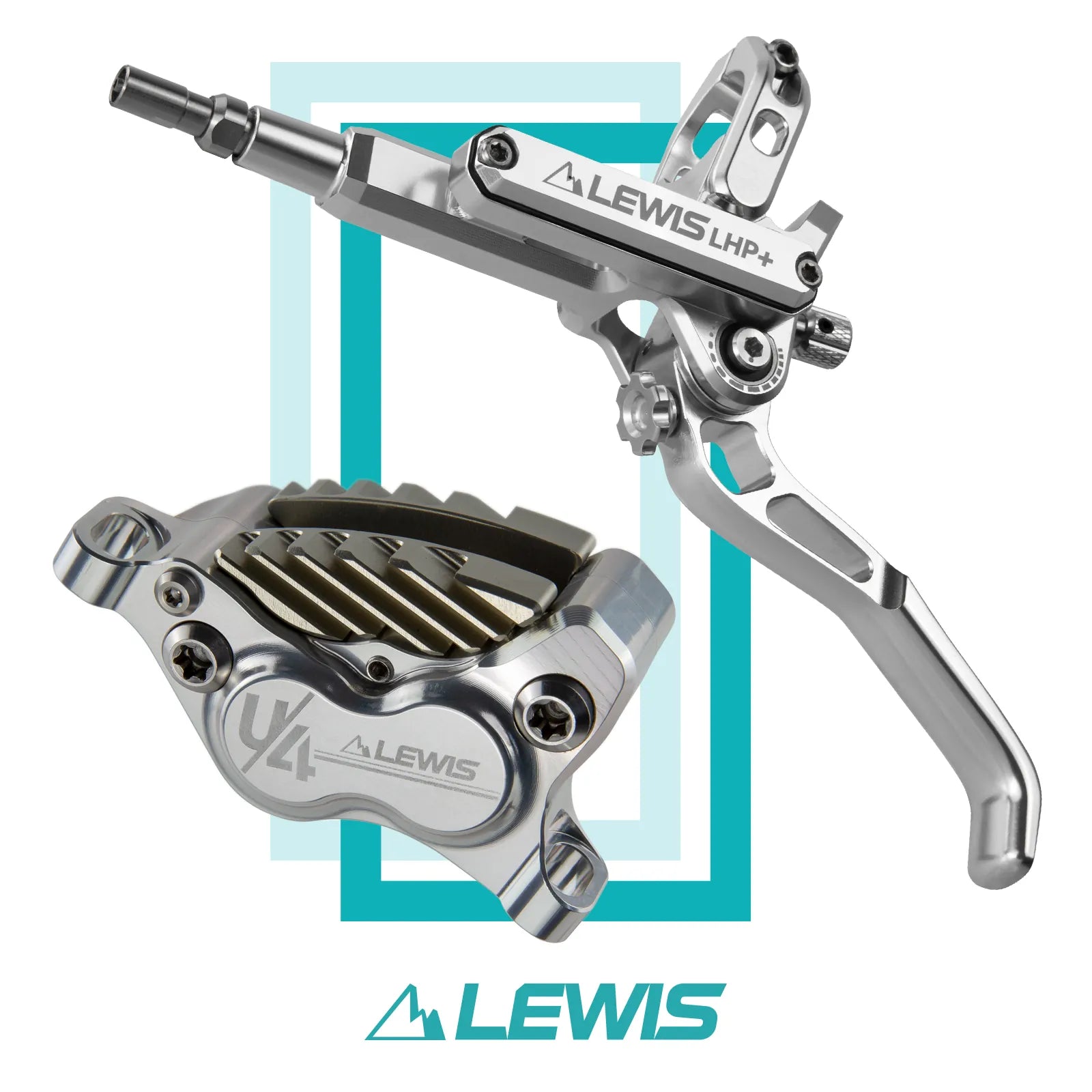 Lewis LHP U4 Bremsen Set – High-Power 4-Kolben Downhill & Enduro Bremse