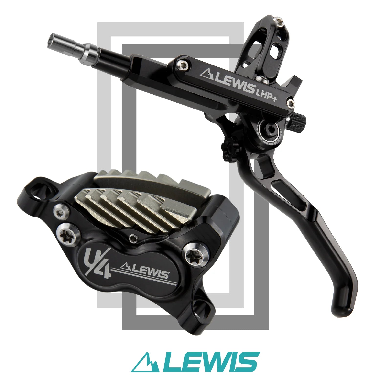 Lewis LHP U4 Bremsen Set – High-Power 4-Kolben Downhill & Enduro Bremse