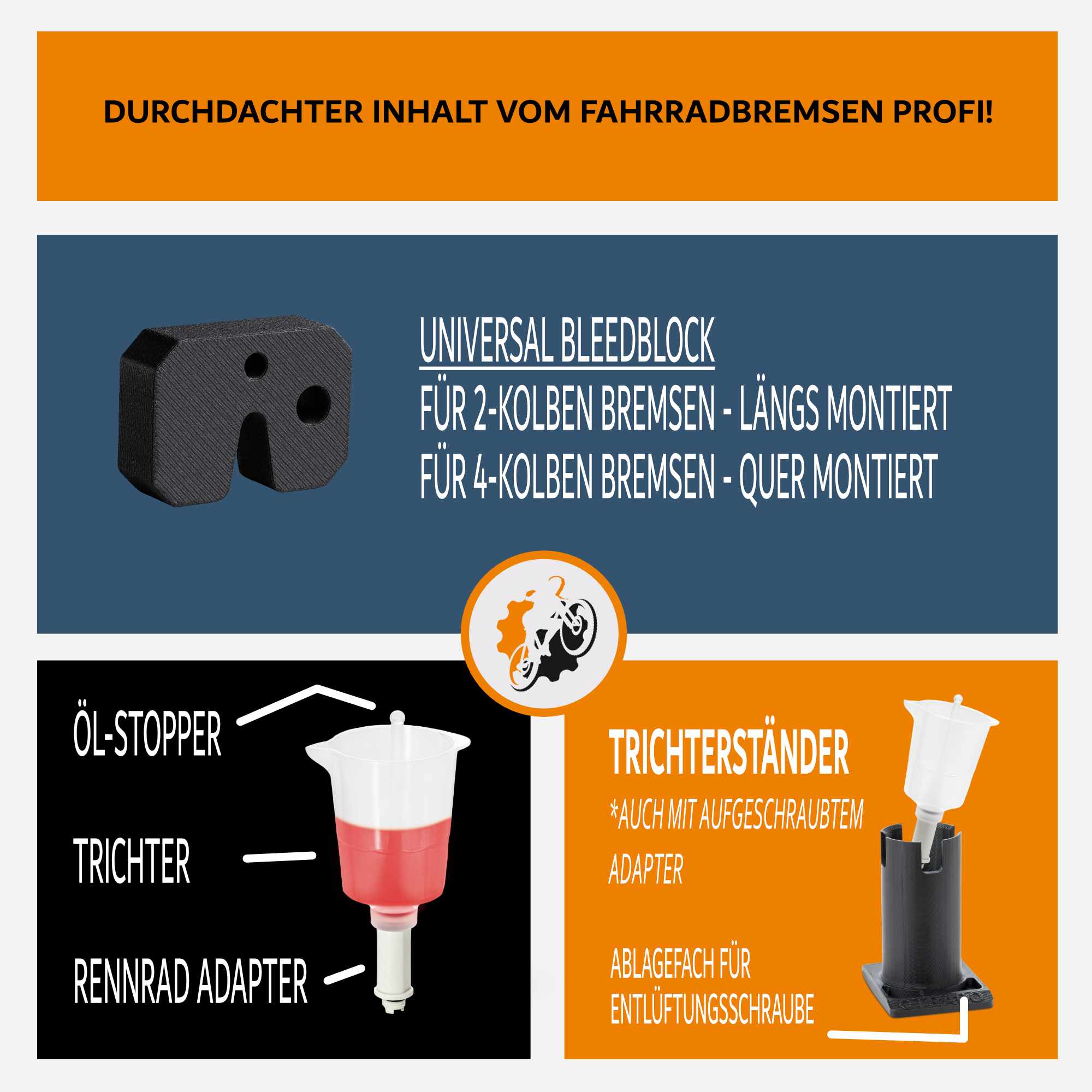 Entlüftungskit Service Kit für Shimano Scheibenbremsen inkl. 100ml Bremsflüssigkeit