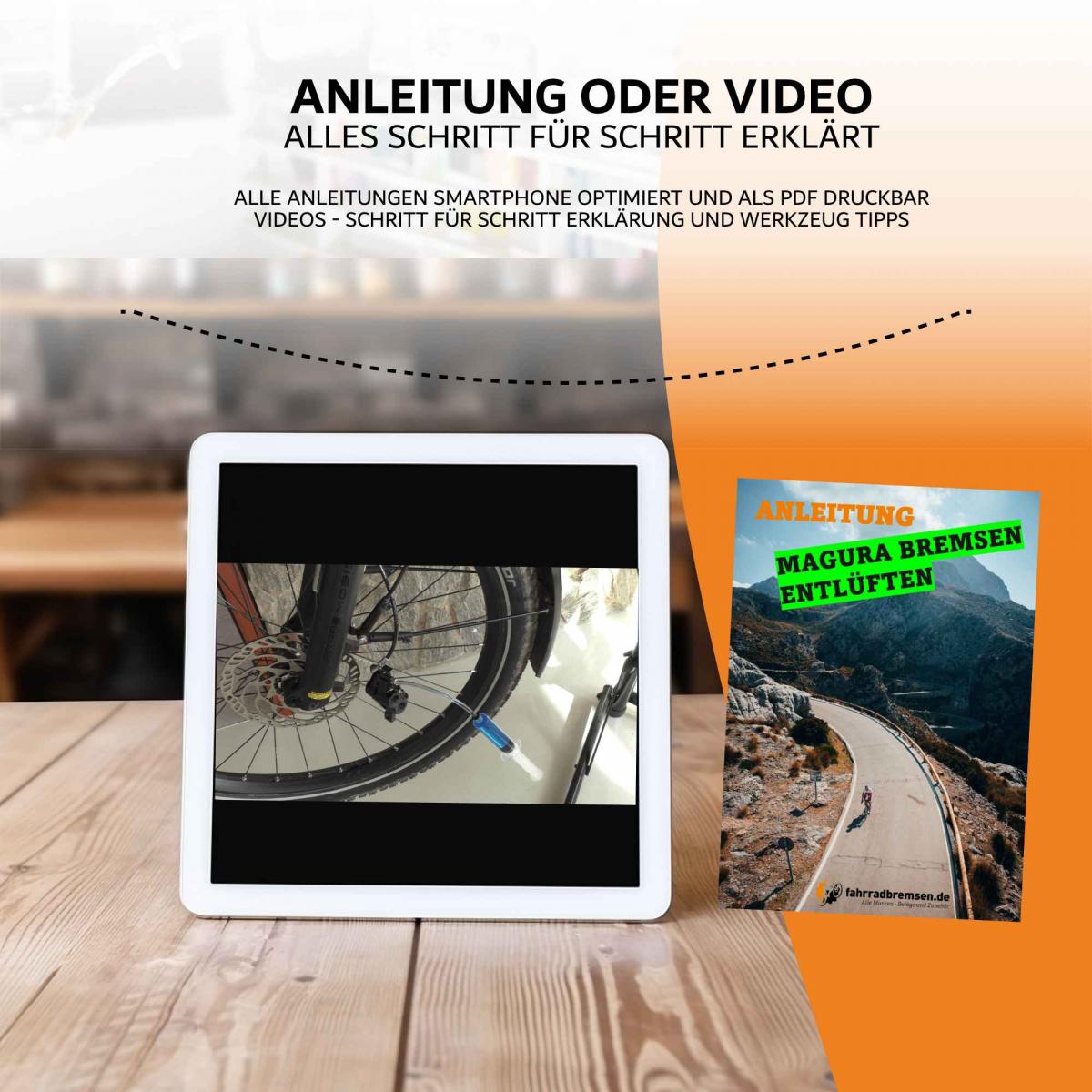 Entlüftungskit für alle Magura Bremsen inkl. Original Magura Royal Blood Mineralöl 100ml