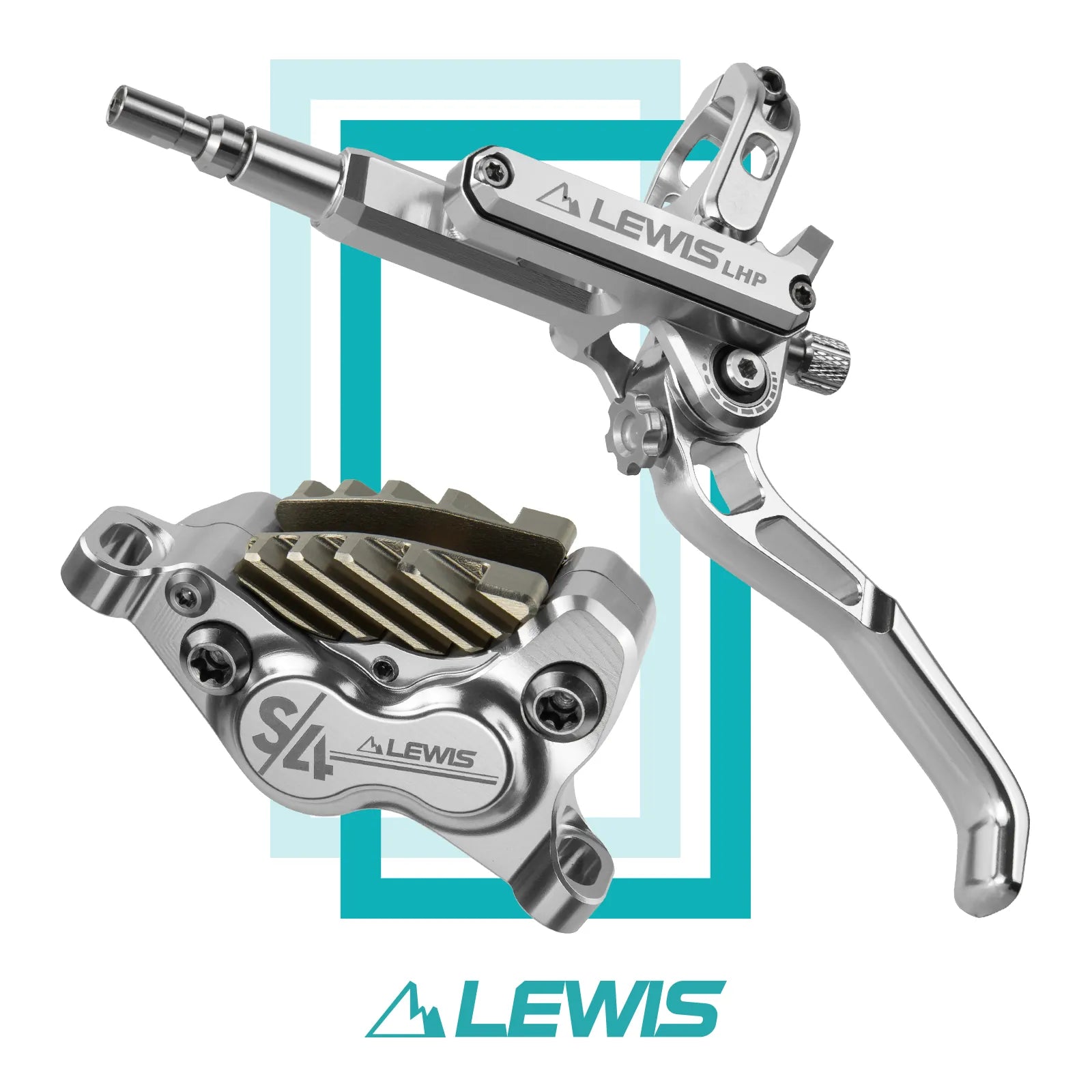 Lewis LHP-S4 Bremsenset – 4-Kolben High-Performance Bremse für Enduro & Downhill