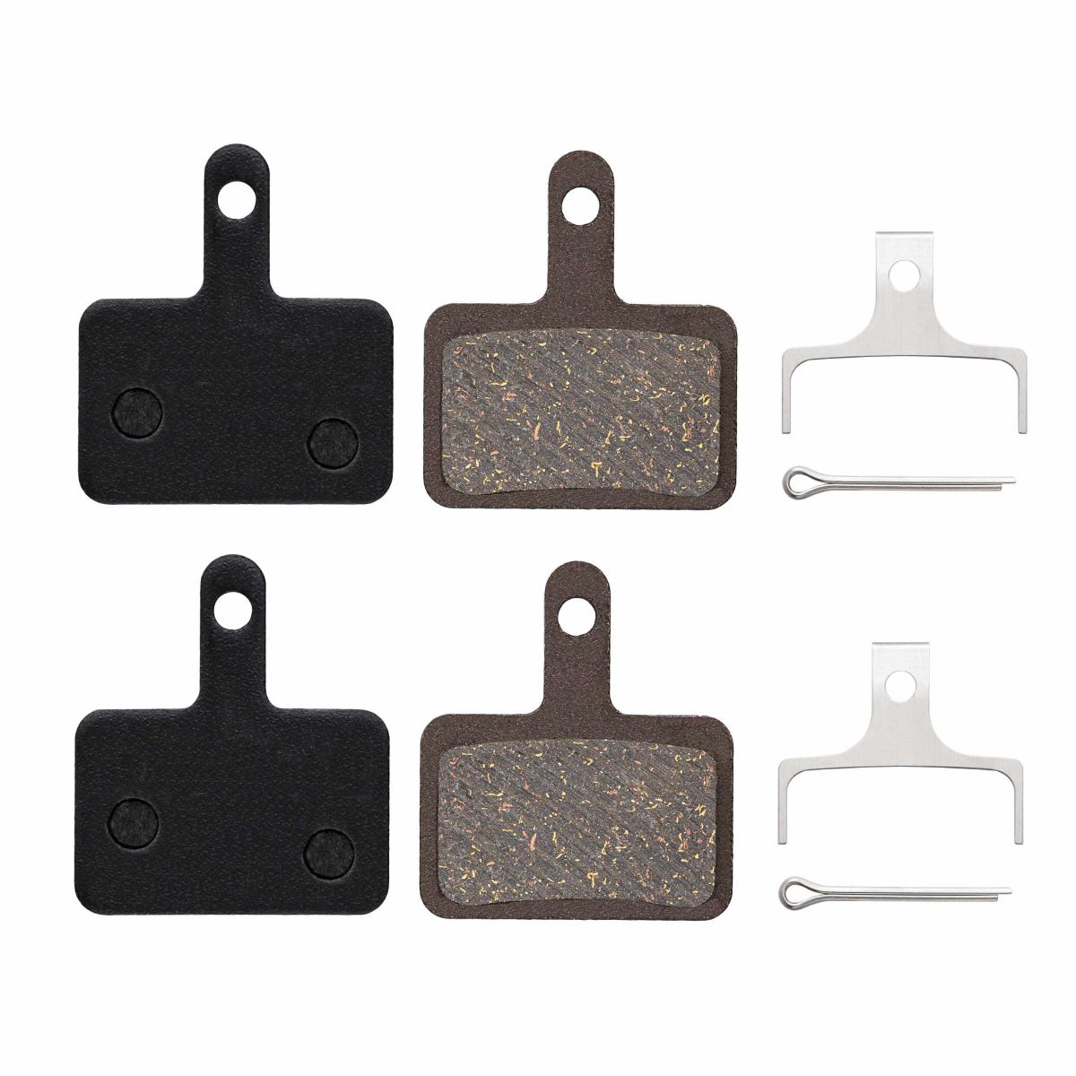 2 Paar Bremsbeläge Fahrrad Scheibenbremsbeläge für Shimano B01S, Disc Brake Pads Spring, Bike Beläge Bremsbelag für Mountainbike Scheibenbremse, Shimano Deore, TRP, Tektro
