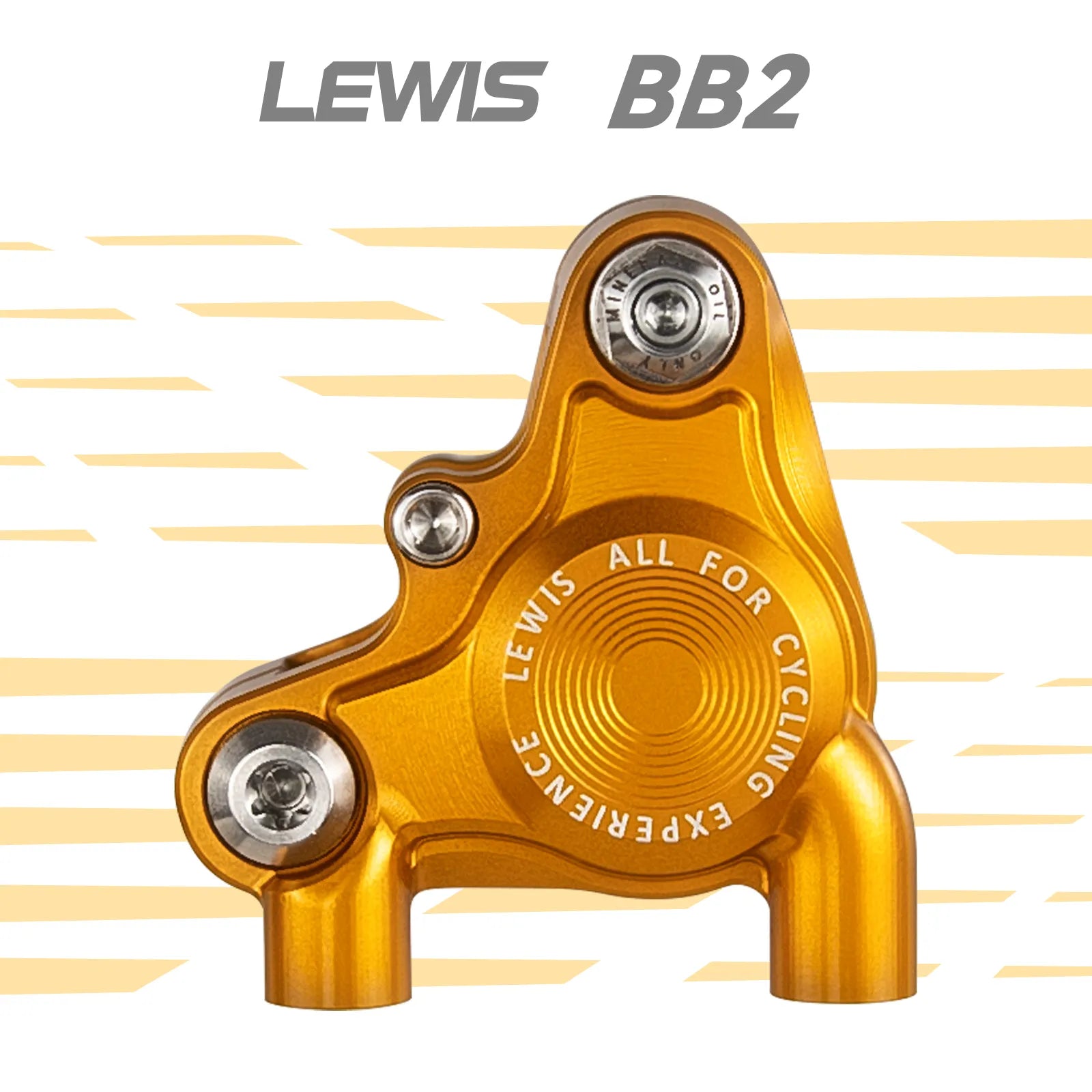 Lewis BB2 Rennrad Bremssattel – Flatmount, ultraleicht und starke 2-Kolben Performance