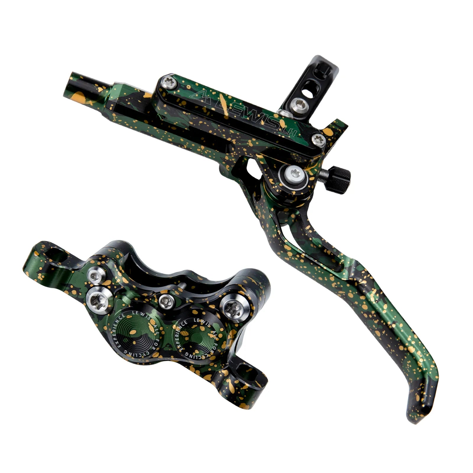 Lewis LH4 Scheibenbremsen Set – CNC, Kevlar-Leitung & Edelstahl-Kolben für maximale Bremskraft