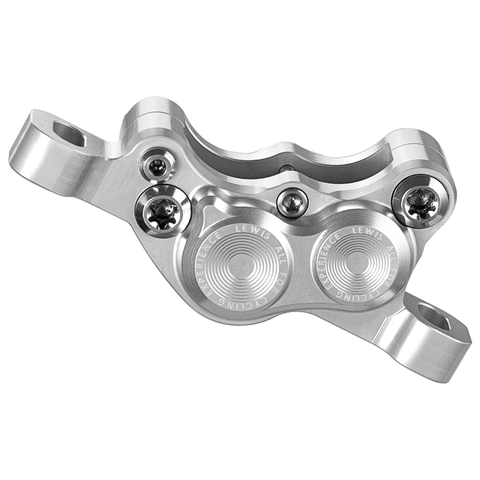 Lewis LH4 Scheibenbremsen Set – CNC, Kevlar-Leitung & Edelstahl-Kolben für maximale Bremskraft