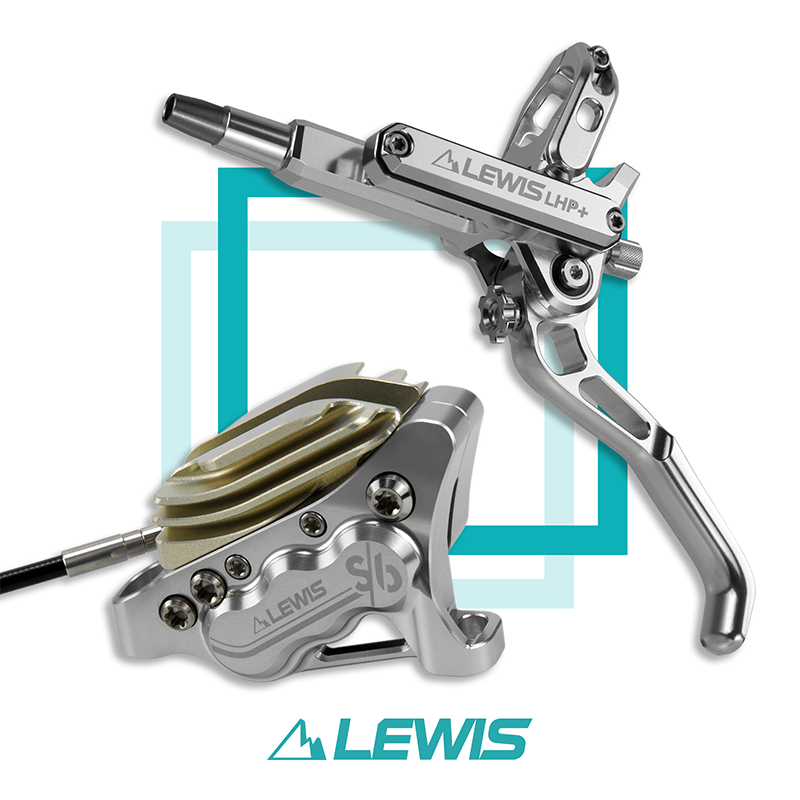Lewis LHP-S6 Bremsen Set – 6-Kolben MTB Bremse für Downhill & E-MTB