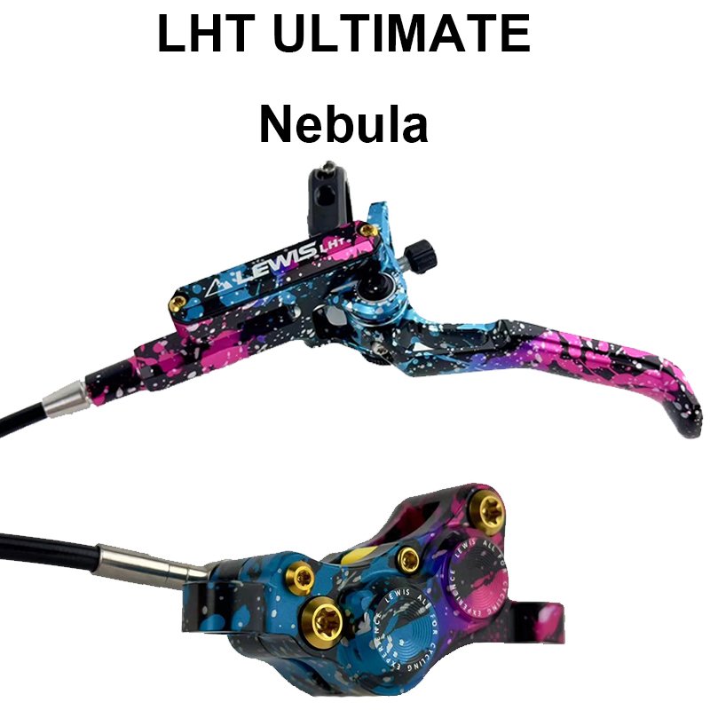 Lewis LHT Ultimate Bremsen Set vorne + hinten – 4×17 mm Power-Kolben, CNC, Kevlar