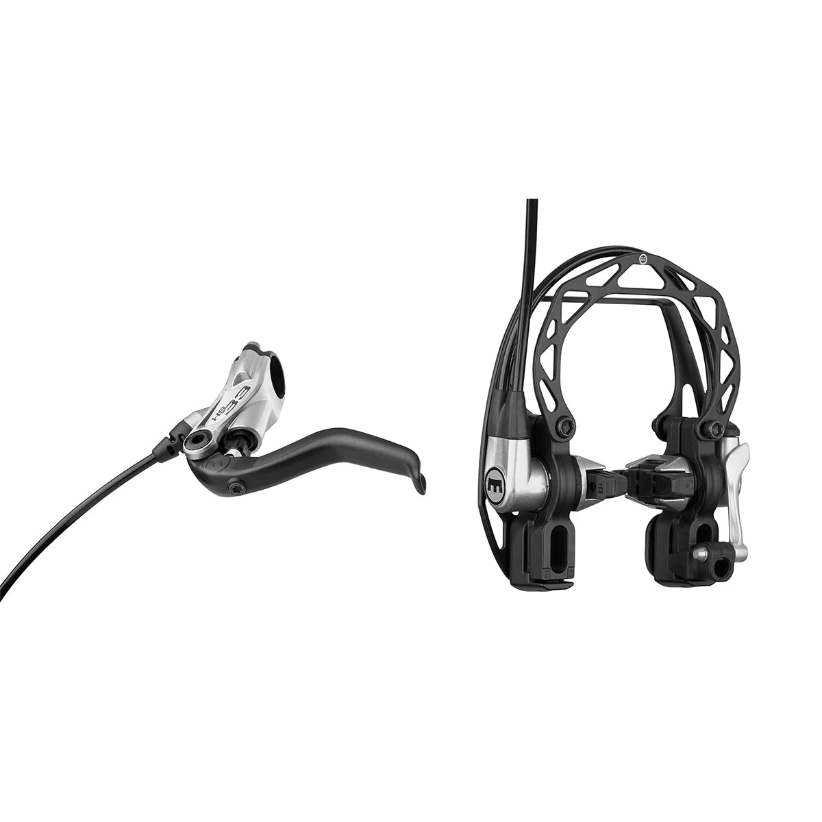 Magura HS33 Hydraulische Felgenbremse Silber – 2-Finger Hebel, EVO 2 System