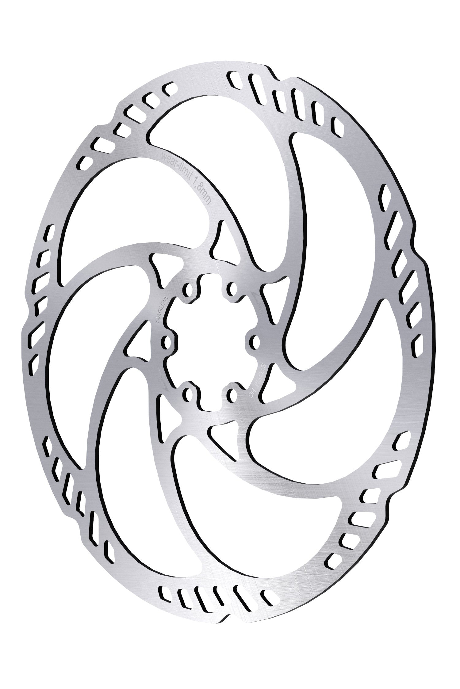 Original Magura Bremsscheibe 203 mm Storm HC 6-Loch mit 6 Schrauben Original Magura