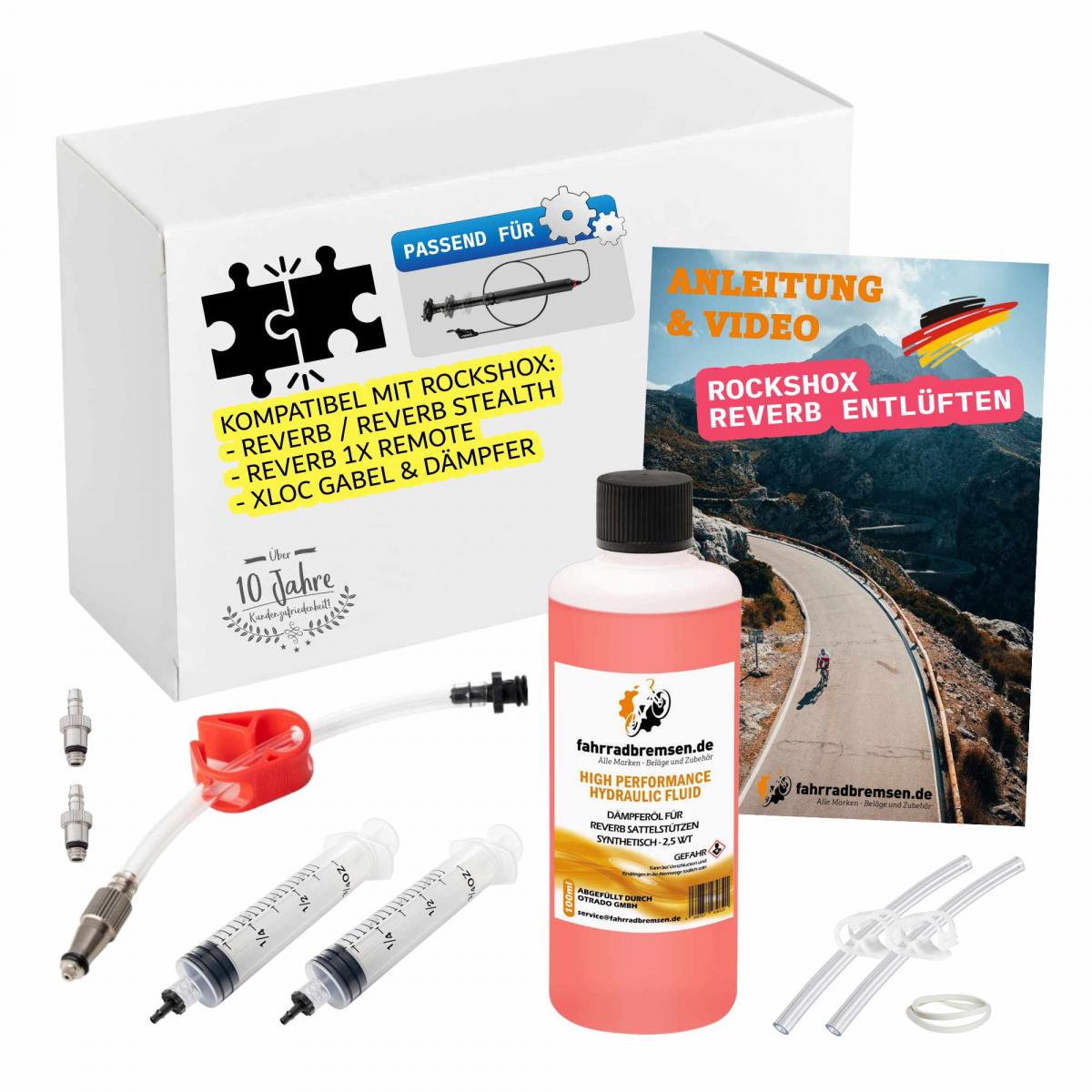 OTRADO Entlüftungs Kit für RockShox Reverb und Stealth Sattelstützen X – fahrradbremsen