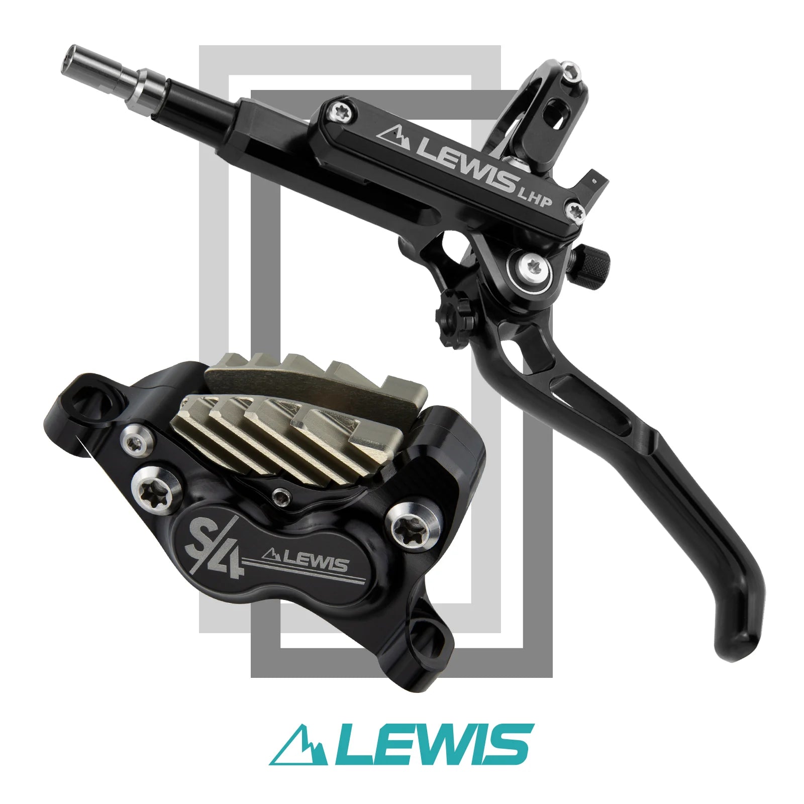 Lewis LHP-S4 Bremsenset – 4-Kolben High-Performance Bremse für Enduro & Downhill