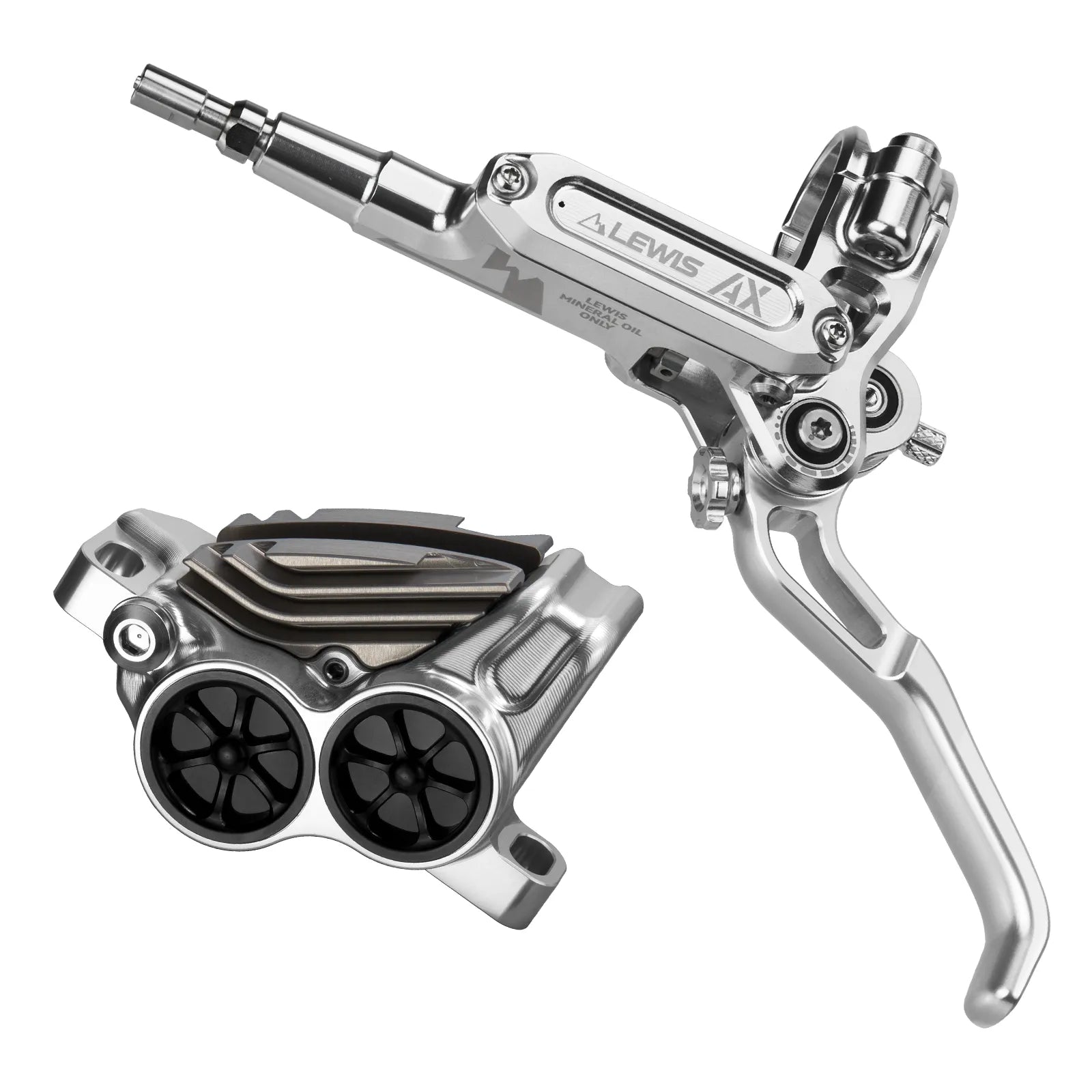 Lewis AX 18/20 Bremsen Set – 4-Kolben Downhill & Enduro High-Performance Scheibenbremse