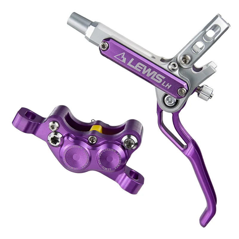 Lewis LH4 Scheibenbremsen Set – CNC, Kevlar-Leitung & Edelstahl-Kolben für maximale Bremskraft