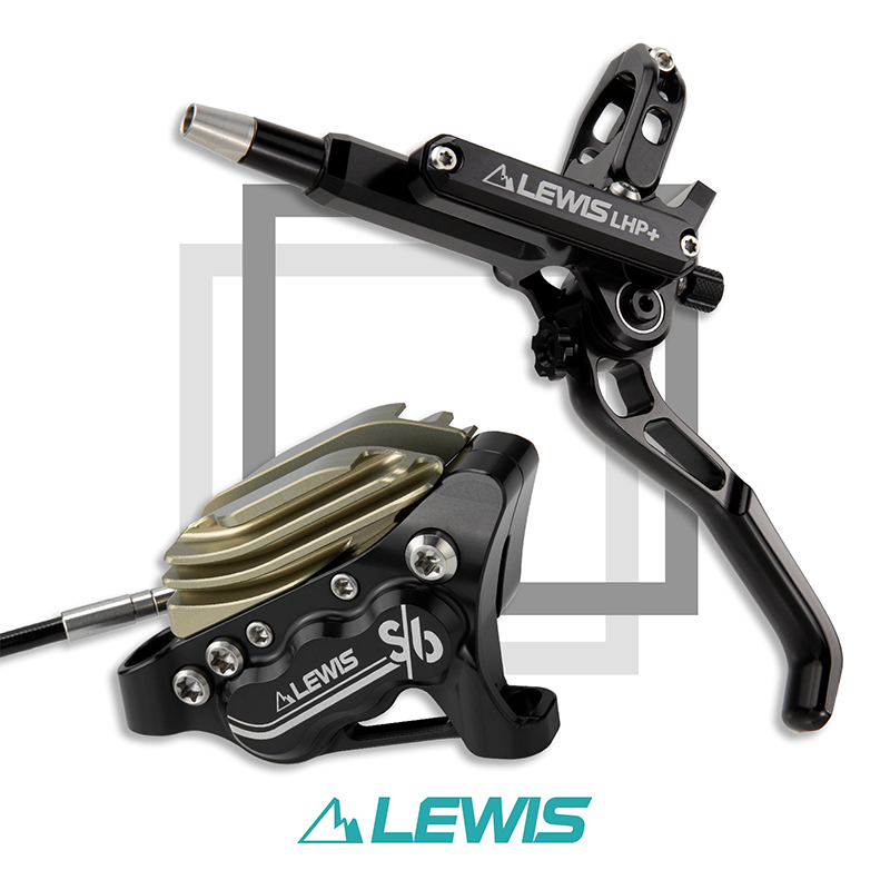 fahrrad bremsen set kaufen Lewis LHP-S6 Bremsen Set – 6-Kolben MTB Bremse für Downhill & E-MTB – fahrradbremsen