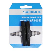 1 Paar Original Shimano Bremsschuhe M70T4  V-Brakes 70 mm schwarz