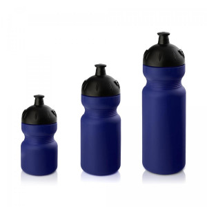 Trinkflaschen Set 3er Blau mit 350 500 und 750ml - Fahrradflasche BPA Frei die Trinkflasche mit Auslaufschutz