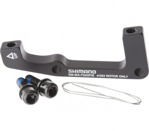 Shimano Adapter 203 mm für Bremssattel Vorne - PM auf IS I-SMMAF203PSA