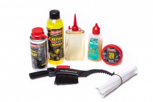 Fahrrad Reinigungsset Pflegeset Pflegemittel Set inkl. Kettenreiniger, Fahrradöl, Federgabel Spray, Kugellagerfett