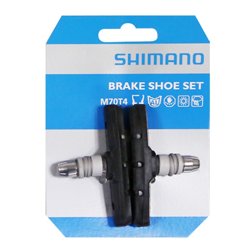 1 Paar Shimano Bremsschuhe V-Brake M70T3 Original Standard Felgenbremsen 